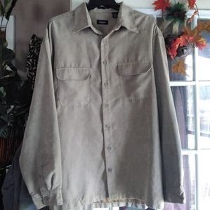 Was💲10! 🎉5/$20Soft suede men's button down shirt